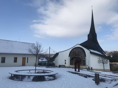 Kaple sv. Ducha pod sněhem - 16.1.2021