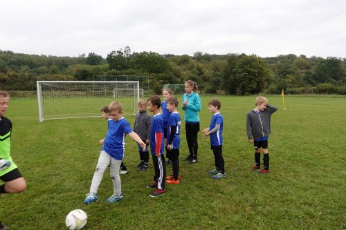 Fotbalový zápas přípravky SK Podolí - 18.9.2021