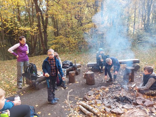 Vycházka na zříceninu hradu Zuvačov a Modrou vodu - 27.10.2021