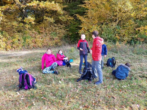 Vycházka na zříceninu hradu Zuvačov a Modrou vodu - 27.10.2021