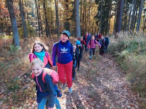 Vycházka na zříceninu hradu Zuvačov a Modrou vodu - 27.10.2021