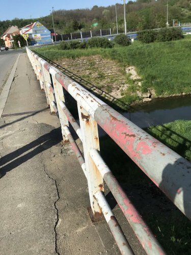 Oprava mostu přes řeku Olšavu - 8.11.2021