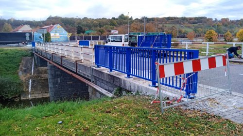 Oprava mostu přes řeku Olšavu - 8.11.2021