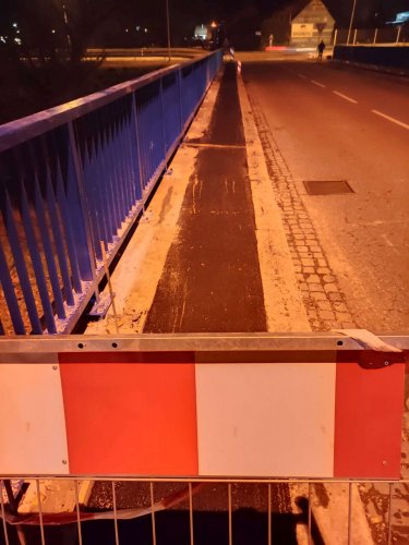 Oprava mostu přes řeku Olšavu - 8.11.2021