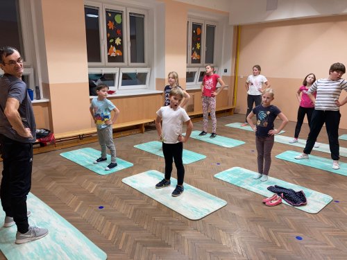 Cvičení sokolů - žáků - 8.11.2021