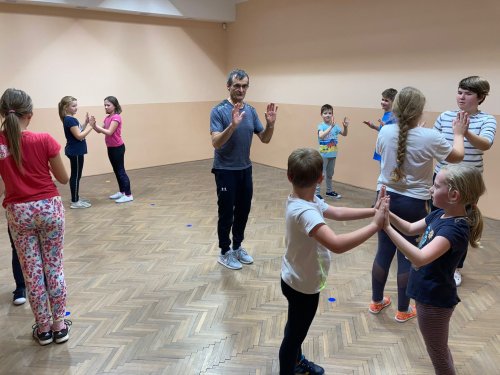 Cvičení sokolů - žáků - 8.11.2021