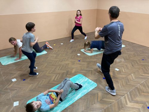 Cvičení sokolů - žáků - 8.11.2021