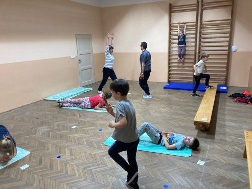 Cvičení sokolů - žáků - 8.11.2021