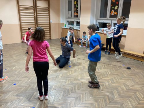 Cvičení sokolů - žáků - 8.11.2021