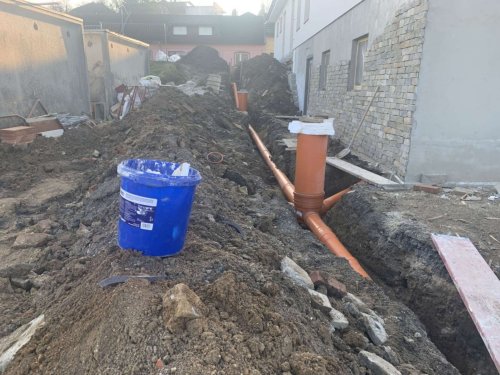 Průběh rekonstrukce kulturního domu v Podolí - 17.12.2021