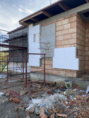 Průběh rekonstrukce kulturního domu v Podolí - 17.12.2021