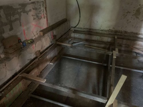 Průběh rekonstrukce kulturního domu v Podolí - 17.12.2021