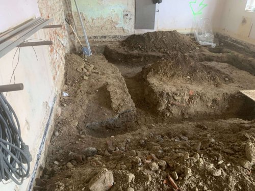 Průběh rekonstrukce kulturního domu v Podolí - 17.12.2021