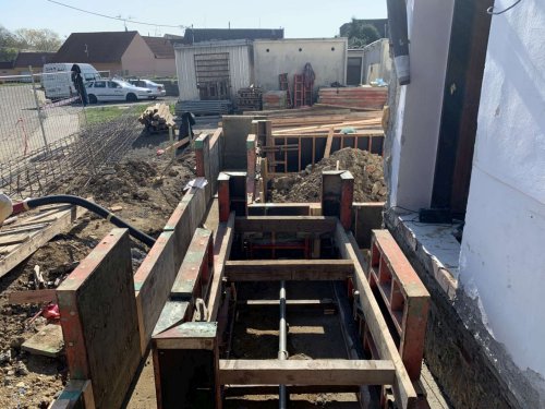 Průběh rekonstrukce kulturního domu v Podolí - 17.12.2021