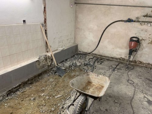 Průběh rekonstrukce kulturního domu v Podolí - 17.12.2021