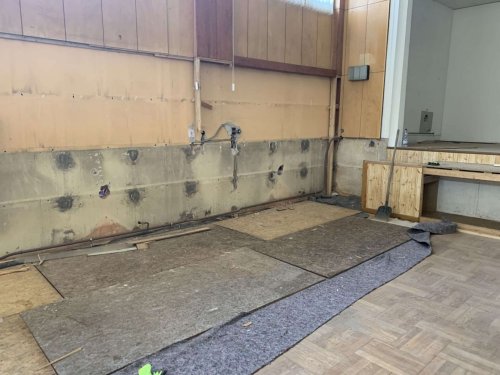 Průběh rekonstrukce kulturního domu v Podolí - 17.12.2021