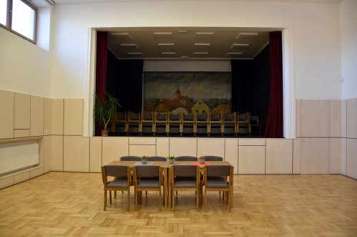 Fotografie kulturního domu v Podolí po rekonstrukci - 10.3.2022