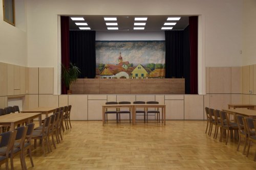 Fotografie kulturního domu v Podolí po rekonstrukci - 10.3.2022