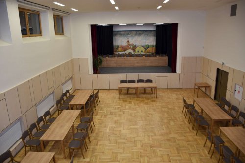 Fotografie kulturního domu v Podolí po rekonstrukci - 10.3.2022