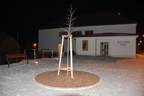 Fotografie kulturního domu v Podolí po rekonstrukci - 10.3.2022