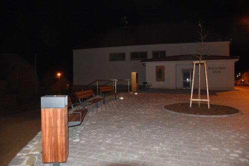 Fotografie kulturního domu v Podolí po rekonstrukci - 10.3.2022