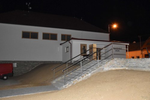 Fotografie kulturního domu v Podolí po rekonstrukci - 10.3.2022