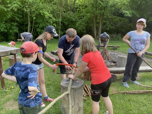Sokolský "víkendový tábor" ve Vřesovicích - 14.5.2022