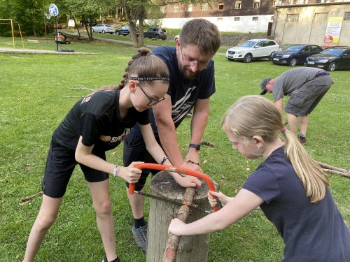 Sokolský "víkendový tábor" ve Vřesovicích - 14.5.2022