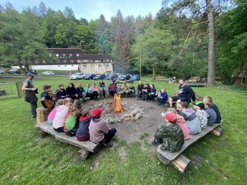 Sokolský "víkendový tábor" ve Vřesovicích - 14.5.2022