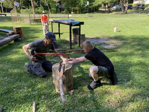 Sokolský "víkendový tábor" ve Vřesovicích - 14.5.2022