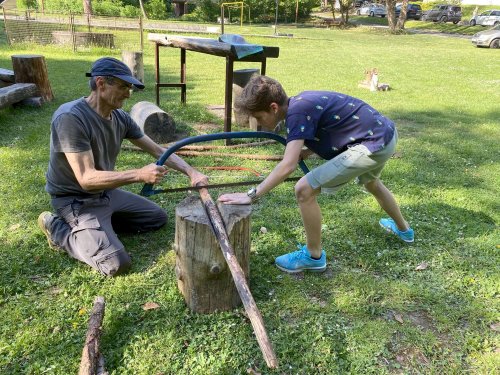 Sokolský "víkendový tábor" ve Vřesovicích - 14.5.2022