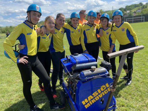 Hasičká soutěž na hřišti v Podolí - 21.5.2022