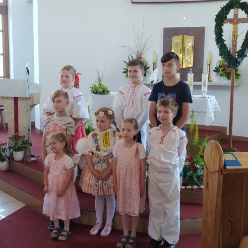 Slavnost seslání Ducha Svatého v kapli v Podolí. - 5.6.2022