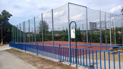 Obnova sportovního hřiště na Záhummí - průběh prací - 8.8.2022
