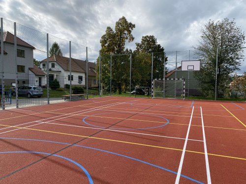 Obnova sportovního hřiště na Záhummí - 9.8.2022