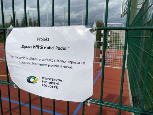 Obnova sportovního hřiště na Záhummí - 9.8.2022