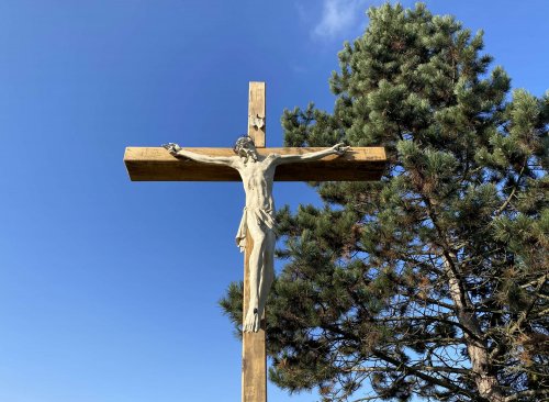 Svěcení obnoveného kříže v Podolí - 13.11.2022