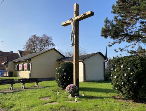 Svěcení obnoveného kříže v Podolí - 13.11.2022