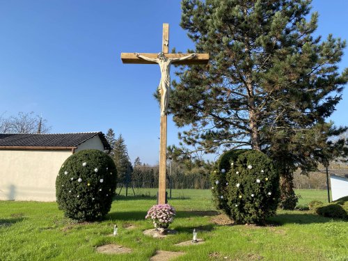 Svěcení obnoveného kříže v Podolí - 13.11.2022