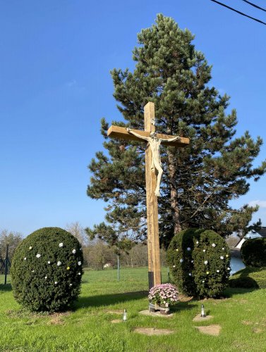 Svěcení obnoveného kříže v Podolí - 13.11.2022