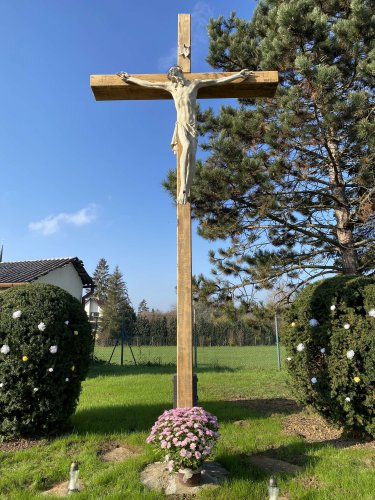 Svěcení obnoveného kříže v Podolí - 13.11.2022