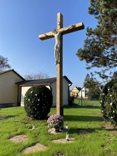 Svěcení obnoveného kříže v Podolí - 13.11.2022
