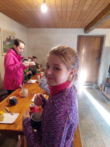 Vycházka turistického oddílu na Pepčín - 2.1.2023