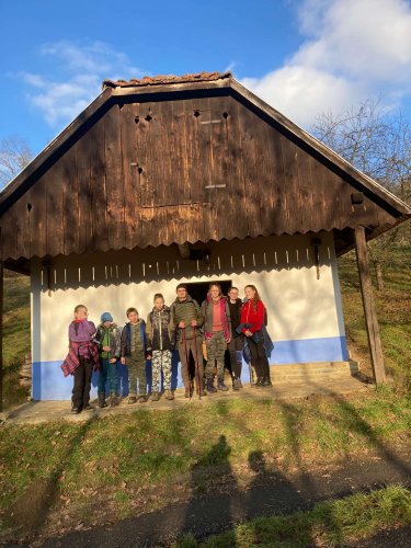 Vycházka turistického oddílu na Pepčín - 2.1.2023