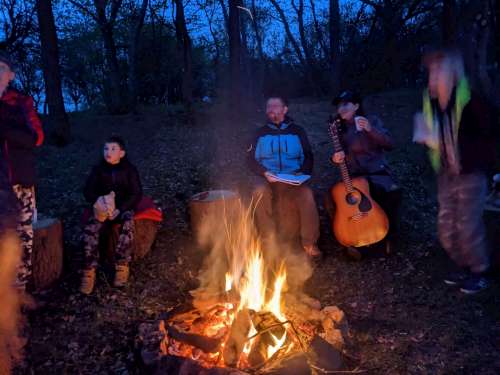 Hvězdný víkend sokolského turisťáku z Podolí na Maršově - 29.4.2023