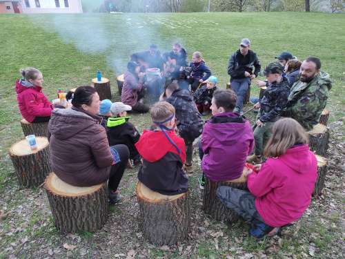 Hvězdný víkend sokolského turisťáku z Podolí na Maršově - 29.4.2023