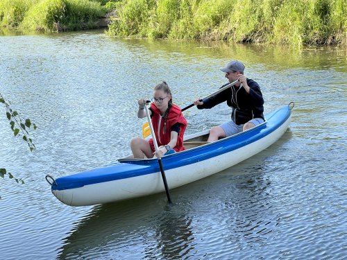 Vodácký výcvik malých Sokolů na Olšavě - 13.6.2023