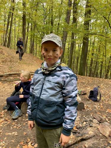 Vycházka Sokolů na hrad Buchlov a Karlovu skálu - 26.10.2023