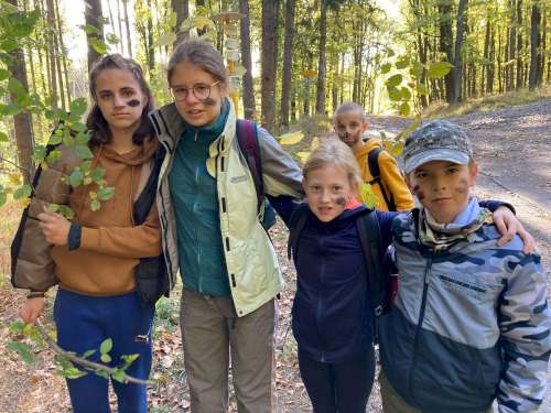 Vycházka Sokolů na hrad Buchlov a Karlovu skálu - 26.10.2023