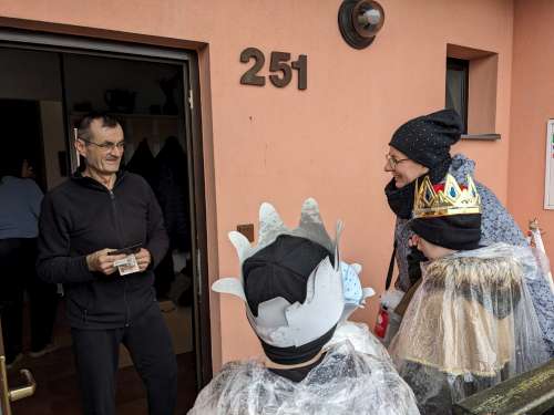 Tříkrálová sbírka v Podolí - 6.1.2024